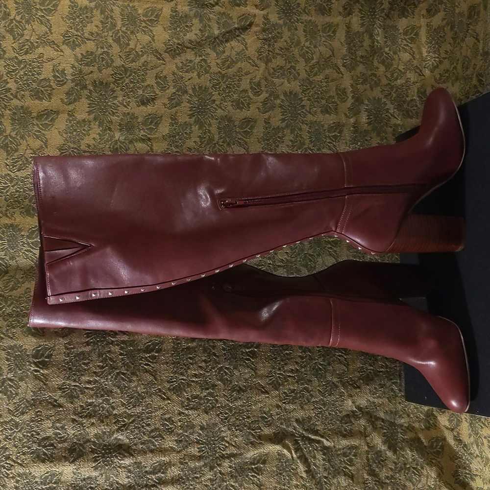 Oxblood Heeled Boot